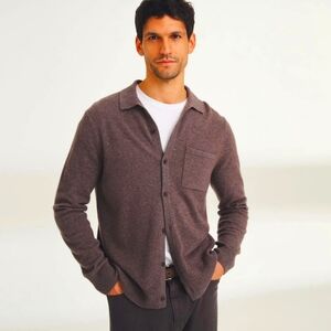 100% Cashmere Nadaam Mocha XS Cashmere Signature Button Down Mens XS Women S